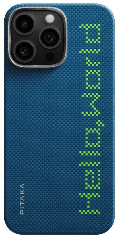 Pitaka Tactile Woven Case Hello World for iPhone 16 Pro Max